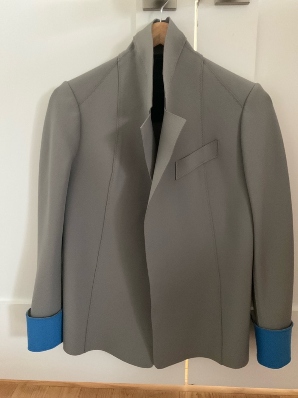 Final Price- No Offers! Marie Saint Pierre Minimalist Grey Women's Blazer Size 1